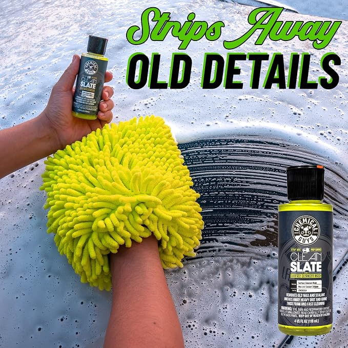 Chemical Guys Clay Bar Kit - Complete System - Clay Bar and Luber Combo with Accessories for Smooth Paint Finish - Removes Embedded Dirt, Overspray, and Fallout - 6 Item Kit