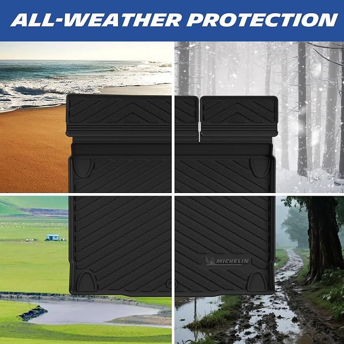 Michelin Vehicle Mats, All-Weather TPE Custom Fit Liner for 2021-2026 Ford Bronco 4-Door (1 Piece), Premier