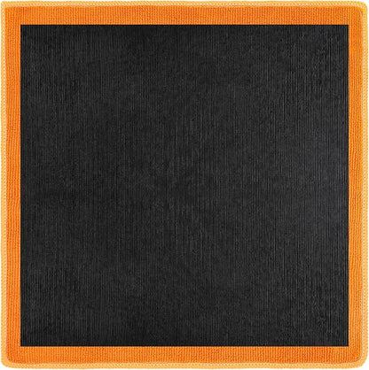 Clay Towel 12 x 12 Inch, Orange Clay Bar Towel for Auto Detailing Microfiber Car Cloth Cleaner Automotive for Car Detailing