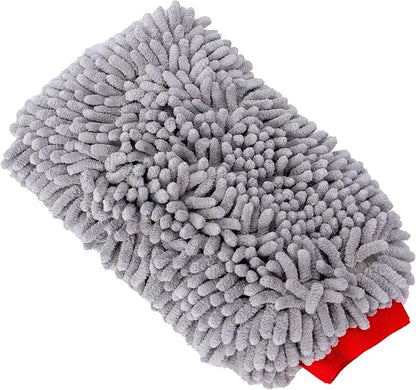 Mothers 968801 Mothers Premium Chenille Car Wash Mitt - Scratch & Lint Free