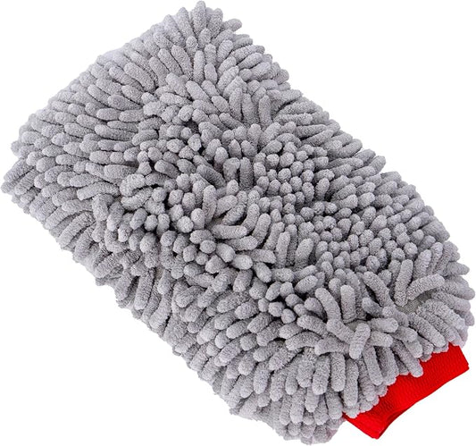 Mothers 968801 Mothers Premium Chenille Car Wash Mitt - Scratch & Lint Free