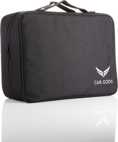 Car Gods 8 Piece Car Cleaning Detailing Kit - Shampoo - Carnauba Wax - Wheel Cleaner - Shine Detailer - Fallout Eliminator - Tyre Serum - Interior Detailer - Glass Cleaner