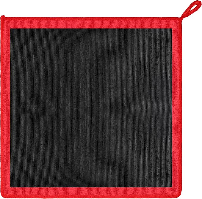 Clay Towel 12 x 12 Inch, Red Clay Bar Towel for Auto Detailing Microfiber Car Cloth Cleaner Automotive for Car Detailing