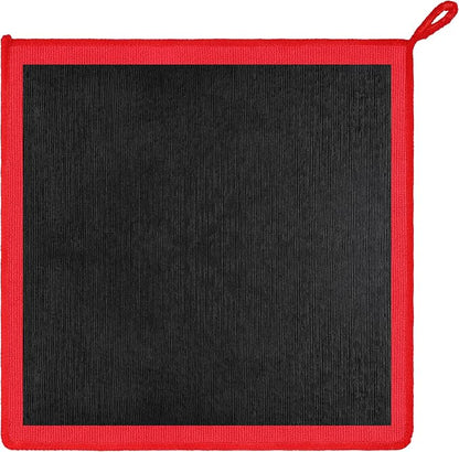Clay Towel 12 x 12 Inch, Red Clay Bar Towel for Auto Detailing Microfiber Car Cloth Cleaner Automotive for Car Detailing
