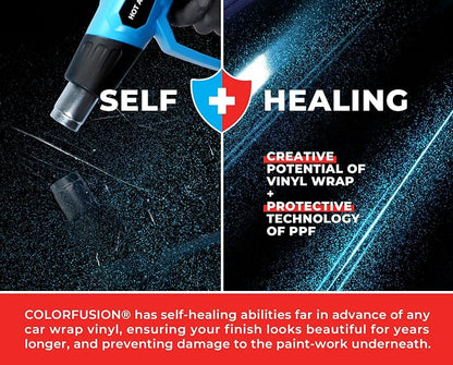 ColorFusion PPF by VViViD, Gloss Cosmic Blue Dry Apply PPF Vinyl Car Wrap Roll 6ft x 5ft
