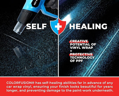 ColorFusion PPF by VViViD, Gloss Cosmic Blue Dry Apply PPF Vinyl Car Wrap Roll 20ft x 5ft