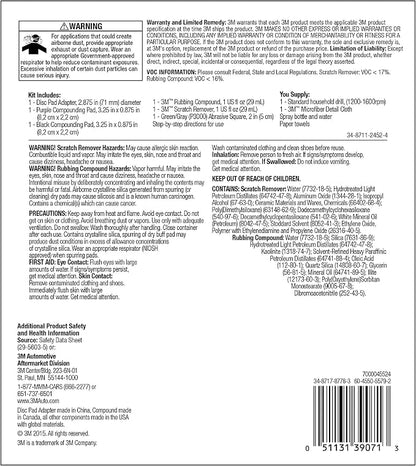 3M Scratch Removal System, 39071, 1 Kit