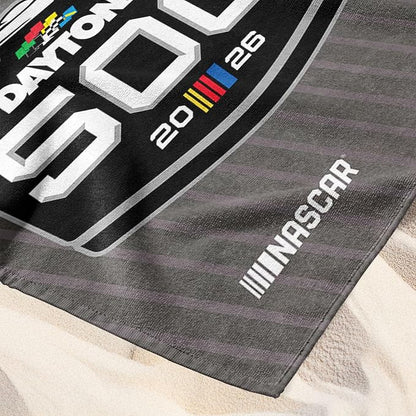 Northwest NASCAR Daytona 500 2026 Beach Towel, Cotton Blend Lightweight Bath, Pool Swim Travel Fan Gear, 30 x 60 Inch