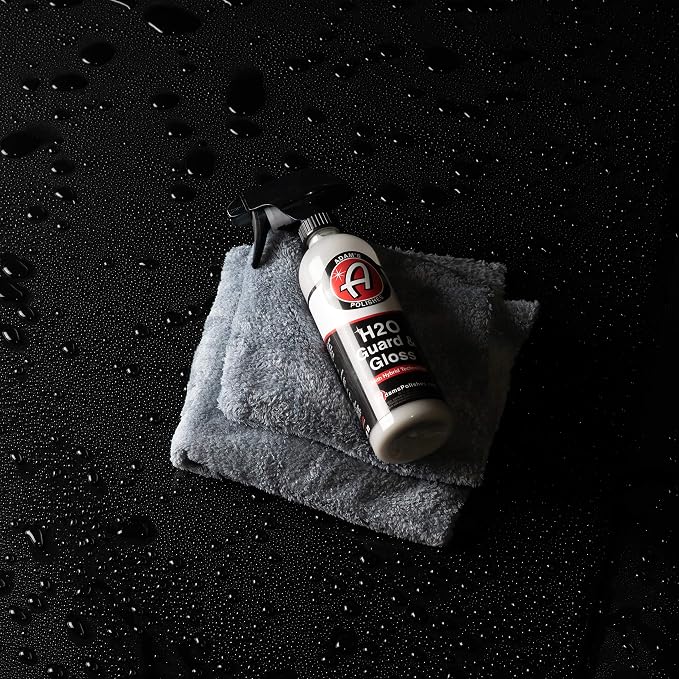 Adam's Polishes H2O Guard & Gloss (5 Gallon) - Car Detailing Hybrid Top Coat Silica Sealant, Car Wax & Polish Quick Detailer | After Car Wash Seals, Shines, and Protects All Exterior Surfaces