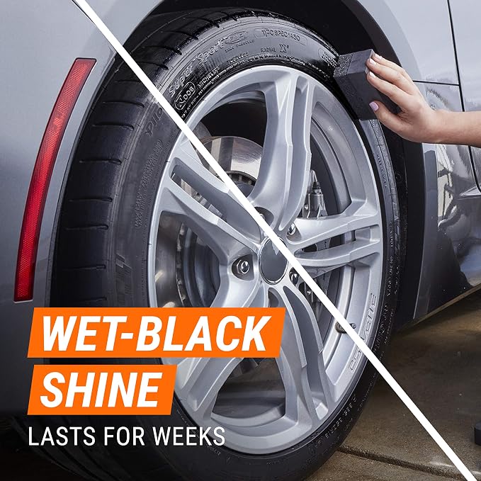 Armor All Extreme Tire Shine Gel, Restoring Color and Tire Protection, 18 Fl Oz (Pack of 2)