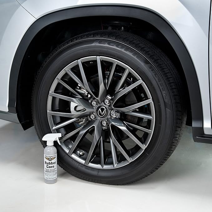 Ceramic Tire Dressing Protector, No Tire Shine, No Dirt or Brake Dust Attracting Residue 16 Fl. oz (2-Pack) Satin/Matte Finish Stays Clean Longer Cleans Up Easier Aircraft Grade