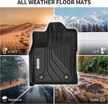 YITAMOTOR Floor Mats & Cargo Mat Fits for Subaru Crosstrek & Impreza 2026 2025 2024 (Non Crosstrek Hybrid), All Weather Protection TPE Waterproof Non-Slip Floor Liners 1st & 2nd Row Set Accessories