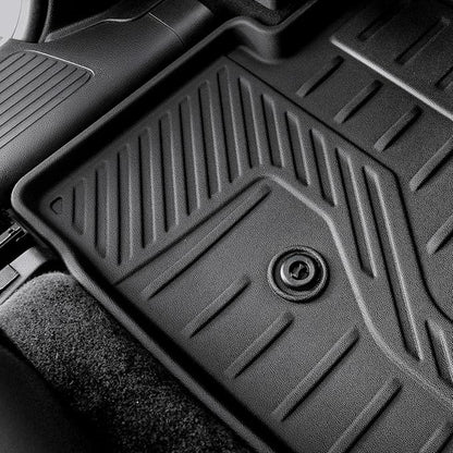 Floor Mats for Honda Pilot 2023-2025 2026, Cargo Mat with Backrest Mat All Weather TPE Cargo Liner Replacement Protection for Honda Pilot Accessories Door Sill Guards