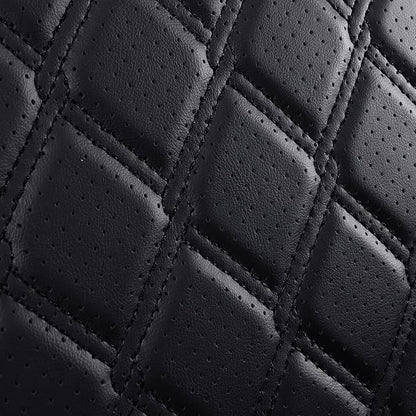 Huidasource Car Seat Covers for Grand Cherokee, 2pcs Full Coverage Leather Custom Automotive Interior Seat Cushion Cover Fit for Grand Cherokee 2011-2021 (Front Pair/Black)