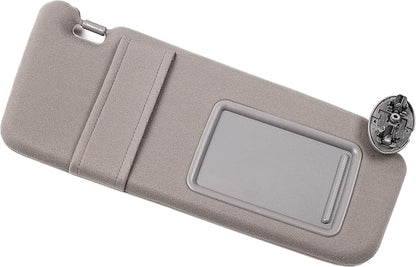 Ezzy Auto Gray Right Passenger Side Sun Visor fit for Toyota Camry Without Sunroof 2007 2008 2009 2010 2011