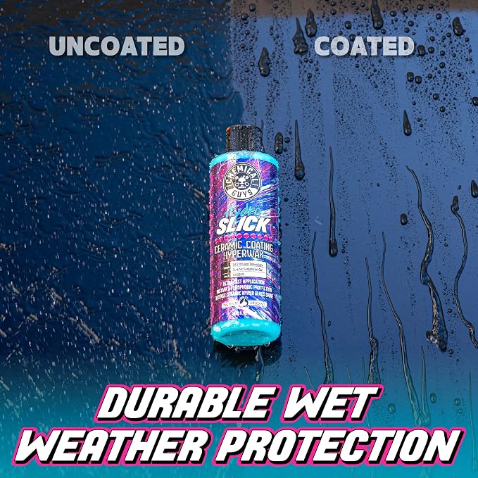 Chemical Guys HOL229 Ultimate Ceramic Coating Kit - HydroSlick HyperWax SiO2 Gel (16 fl oz) for Long-Lasting Shine & Protection, with 2 Premium Microfiber Applicators & 3 Workhorse Towels, (6 Items)