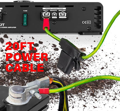 BOSS Audio Systems BP8K 8 Gauge Car Amplifier Installation Wiring Kit - A Car Amp Wire Kit Helps You Make Connections and Brings Power to Your Radio, Subwoofers and Speakers