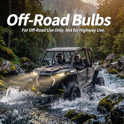 Termitor 9012 Off Road Lights for Fog or Rain, Plug and Play, Pack of 2