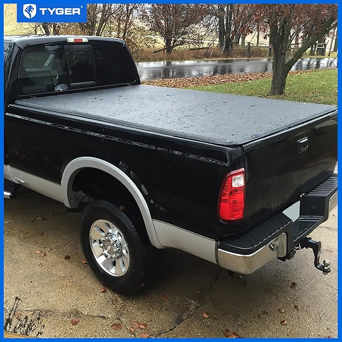 Tyger Auto T3 Soft Tri-fold Truck Bed Tonneau Cover Compatible with 2017-2026 Ford F-250 F-350 Super Duty | 8' (98") Bed | TG-BC3F1125