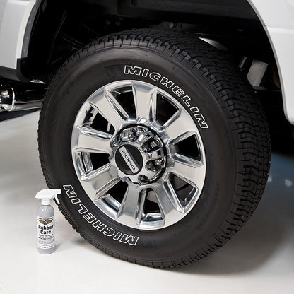 Ceramic Tire Dressing Protector, No Tire Shine, No Dirt or Brake Dust Attracting Residue 1 Gallon Satin/Matte Finish Stays Clean Longer Cleans Up Easier Aircraft Grade Better Than Automotive Products