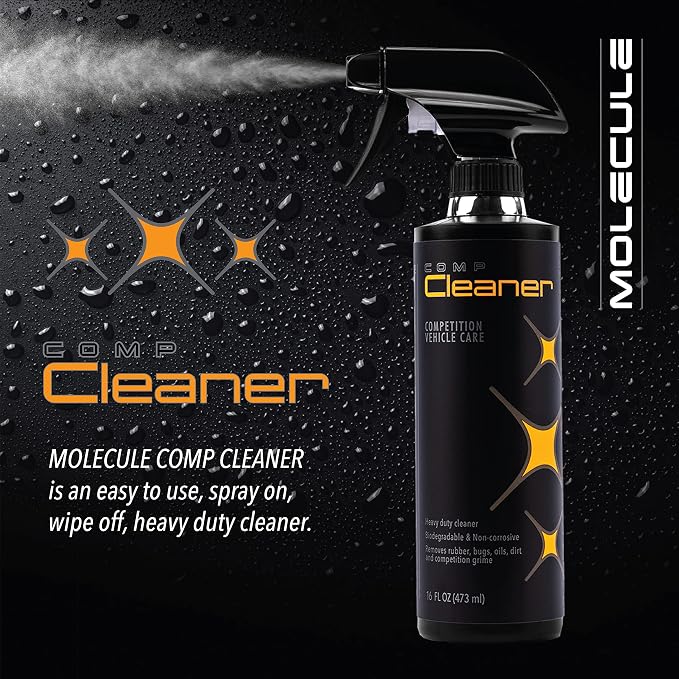 Molecule Competition Cleaner Spray | Heavy-Duty Car Cleaning Spray for Detailing Kits & Automotive Accessories | Removes Oil, Rubber & Grime | Interior & Exterior Safe | 16 Ounces (6 Pack)