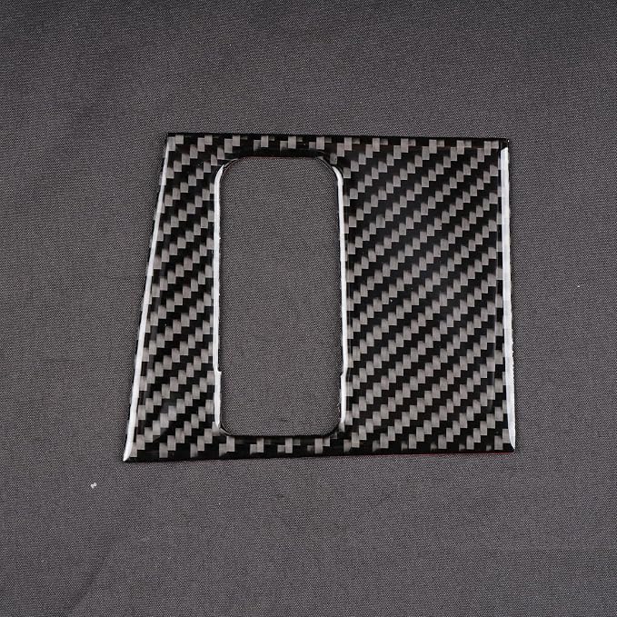 NVCNX Real Premium Carbon Fiber for Toyota Tundra 2022-2026 / Sequoia 2023-2026 2024 2025 Center Console Electronic Handbrake Button Panel Cover Interior Trim Accessories Overlay Sticker Decal 1PC
