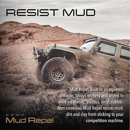 Molecule Mud Repel | Premium Vehicle Care | Pre-Treatment for Off-Road, ATV & UTV Vehicles | Keeps Mud from Sticking to Plastics, Metals, and Vinyl | Water-Based Formula for Easy Cleanups | 5 Gallons