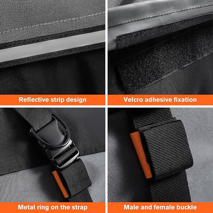 Waterproof Rooftop Cargo Carrier Bag, 100% Waterproof Sealing with Anti-Slip Mat, Fits Vehicles with or Without Roof Rack, 21 Cubic Feet