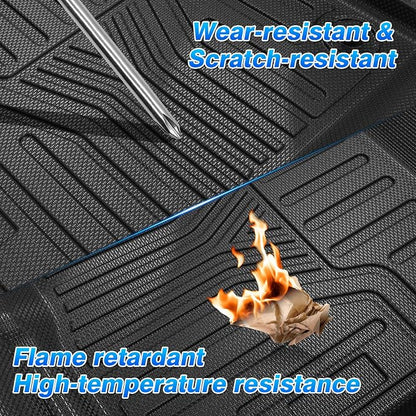 Civic Floor Mats - Floor Liner for Honda Civic 2022-2026 Sedan Hatchback Si (Include Sport, Not for Hybrid) & Acura Integra 2023-2026 Accessories (Only Fit 2nd Row Has USB Port)