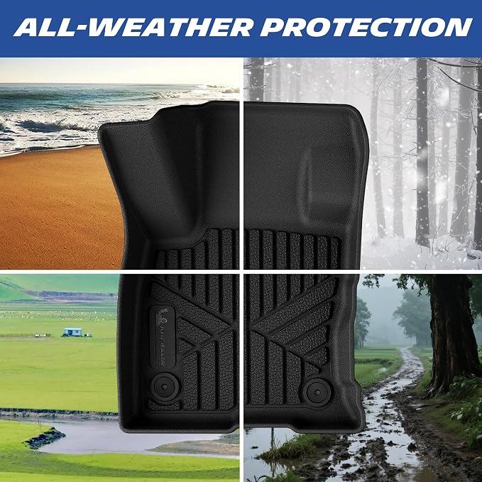 Michelin Vehicle Mats, All-Weather TPE Custom Fit Liner for 2021-2026 Ford Bronco Sport, Premier