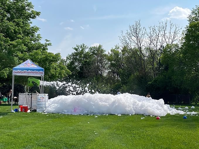 Partymachines Foam Powder - Great for the Skeptic who Want to use Powder Packs in Their Foam Cannon - Test This Product in the Large Party Bubble generators - just Like the Video on This Page