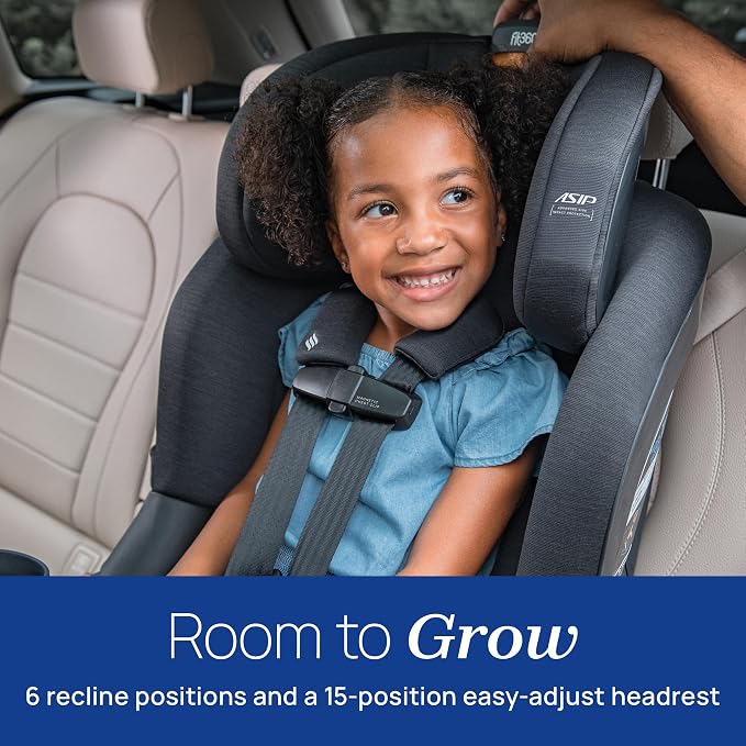 Chicco Fit360 ClearTex Rotating Convertible Car Seat with 360 Degree Rotation for Rear-Facing and Forward-Facing, LeverLock Self-Tensioning Lock System, Carbon/Grey
