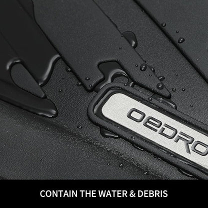 OEDRO Upgraded Floor Mats Fit for Toyota Tacoma 2016-2023 (Only for Double Cab & Automatic), All Weather TPE Tacoma Floor Liner Front and Rear 2 Row Mats,Black