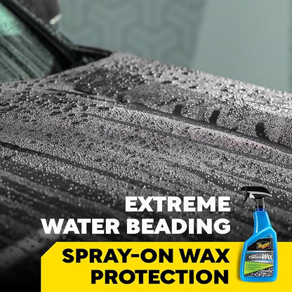 Meguiar's Hybrid Ceramic Wax, Easy-to-Use Spray Wax for Car Detailing with the Superior Protective Power of Advanced SiO2 Hybrid Barrier Technology, 26 Oz Spray Bottle (Pack of 6)