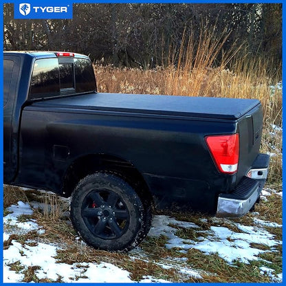 Tyger Auto T3 Soft Tri-fold Truck Bed Tonneau Cover Compatible with 2004-2015 Nissan Titan | 6.5' (79") Bed | TG-BC3N8972