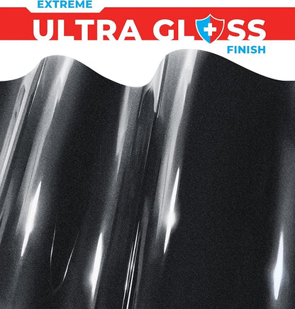 ColorFusion PPF by VViViD, Gloss Metallic Shadow Ash Grey Dry Apply PPF Vinyl Car Wrap Roll 1ft x 5ft
