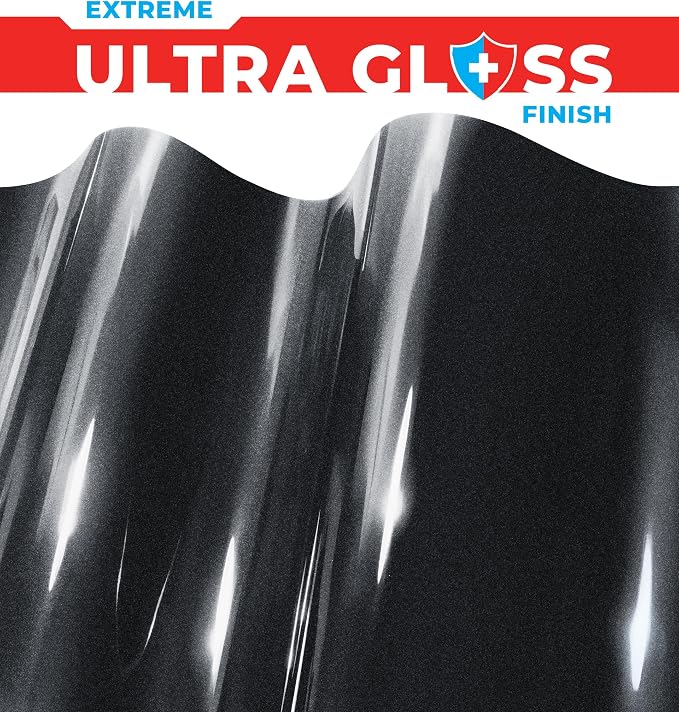 ColorFusion PPF by VViViD, Gloss Metallic Shadow Ash Grey Dry Apply PPF Vinyl Car Wrap Roll 60ft x 5ft