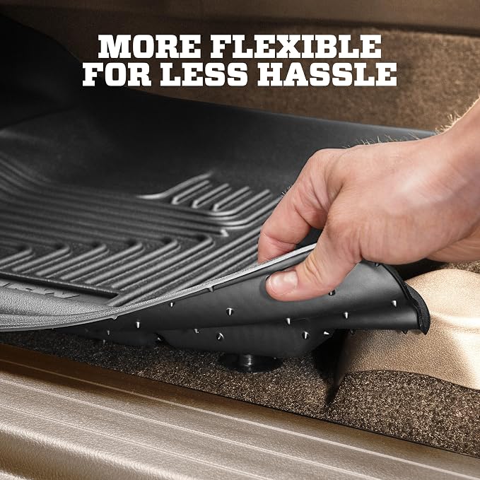 Husky Liners Weatherbeater Floor Mats | Fits 2018-2024 Chevrolet Equinox | Front & 2nd Row, 3-pc Black - 99131