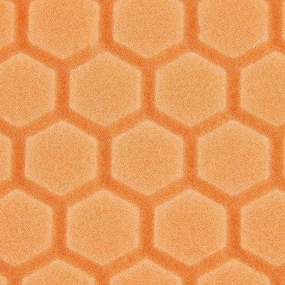 Chemical Guys BUFX_102HEX6 BUFX_102_HEX6 Hex-Logic Medium-Heavy Cutting Pad, Orange (6.5 Inch Pad Made for 6 Inch Backing Plates), 1 Pad Included