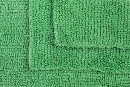CleanAide Ultrasonic-Cut 300 GSM Microfiber Cleaning Towels, Lint-Free, Scratch-Free, Highly Absorbent, Durable & Reusable with Label-Free Edges for Auto, Home & Commercial Use, 14" x 14", 12-Pack,