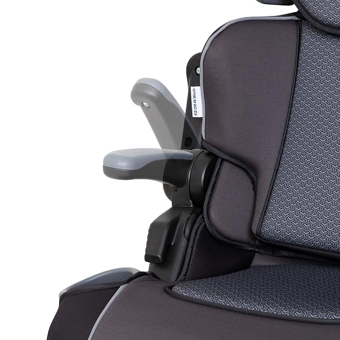 Baby Trend Protect 2-in-1 Booster Seat, Grey Tech – Lightweight Belt-Positioning Design, Cushioned Comfort, Everyday Big-Kid Support