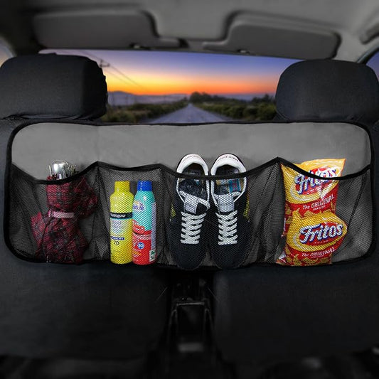 FH Group E-Z Travel™ Multi-Pocket Storage Collapsible Car Trunk Organizer (Easy Carry Perfect for Garage or Grocery Store, 1 Pack) Gray