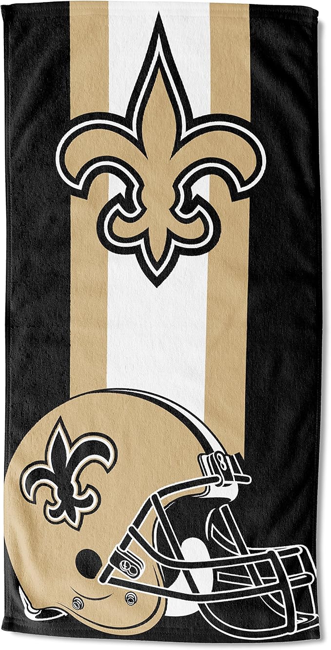 Northwest NFL New Orleans Saints Unisex-Adult Beach Towel, 30" x 60", Zone Read (Pack of 6)