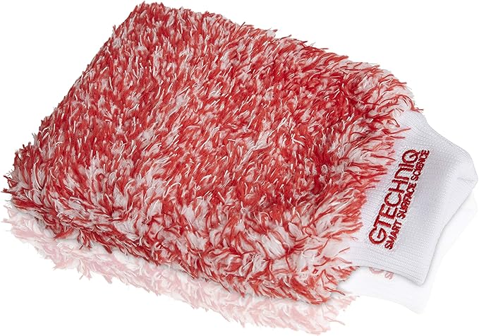 Gtechniq WM2 Microfibre Wash Mitt, Ultra Low Friction Washcloth | Advanced Car Care Solution, Enhances Protection and Shine, Easy to Apply and Long-Lasting Results