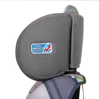 KidsEmbrace 2-in-1 Car Seat | Forward-Facing Harness (26.5–65 lbs) & Booster Mode (40–100 lbs) | Latch | Premium Fit with Multi-Position Headrest, Harness & Recline
