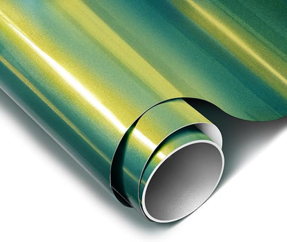ColorFusion PPF by VViViD, Gloss Flip Thunder Green Dry Apply PPF Vinyl Car Wrap Roll 1ft x 5ft