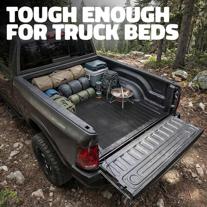 Mockins Heavy Duty 75"x44" XL Car Anti Slip Mat for Rooftop Cargo Carrier | Trimmable Protective Rooftop Cargo Bag & Roof Rack Pads for SUVs, Trucks, Cars & Vans | Multifunctional Anti Slip Car Mat
