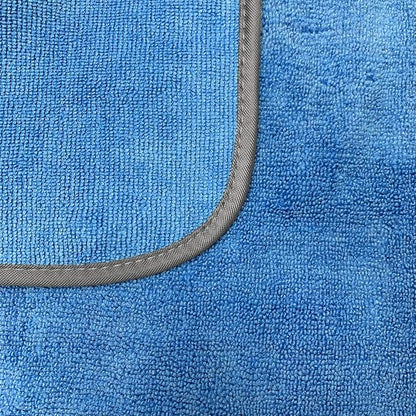 Detailer's Preference Large 320 GSM Microfiber Towels for Car Detailing, Washing, Drying, Ultra Soft Terry Weave, Scratch-Free, Lint-Free, Multi-Surface, Reusable, 16x24 Inch, 12-Pack, Blue