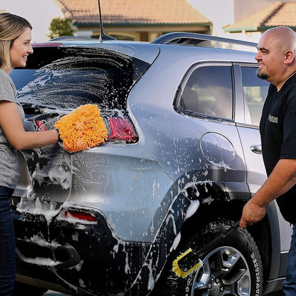 Armor All Car Wash Brush, Car Wash Supplies for Cars, Trucks and Motorcycles