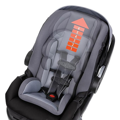 Baby Trend Secure-Lift Infant Car Seat, Dash Black – Compact Lightweight Carrier, Infant Comfort Cushioning, Adjustable Harness Fit